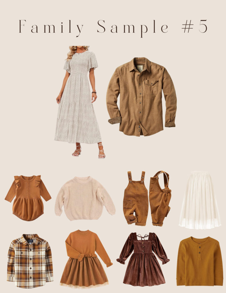 fall family outfit inspiration for photo sessions asheville nc