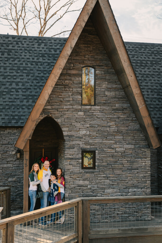 Family Photos at Wizards Hollow Airbnb at Asheville, NC Earth and Sky Dwellings Rentals with Family Photographer Rachel Marie Photography