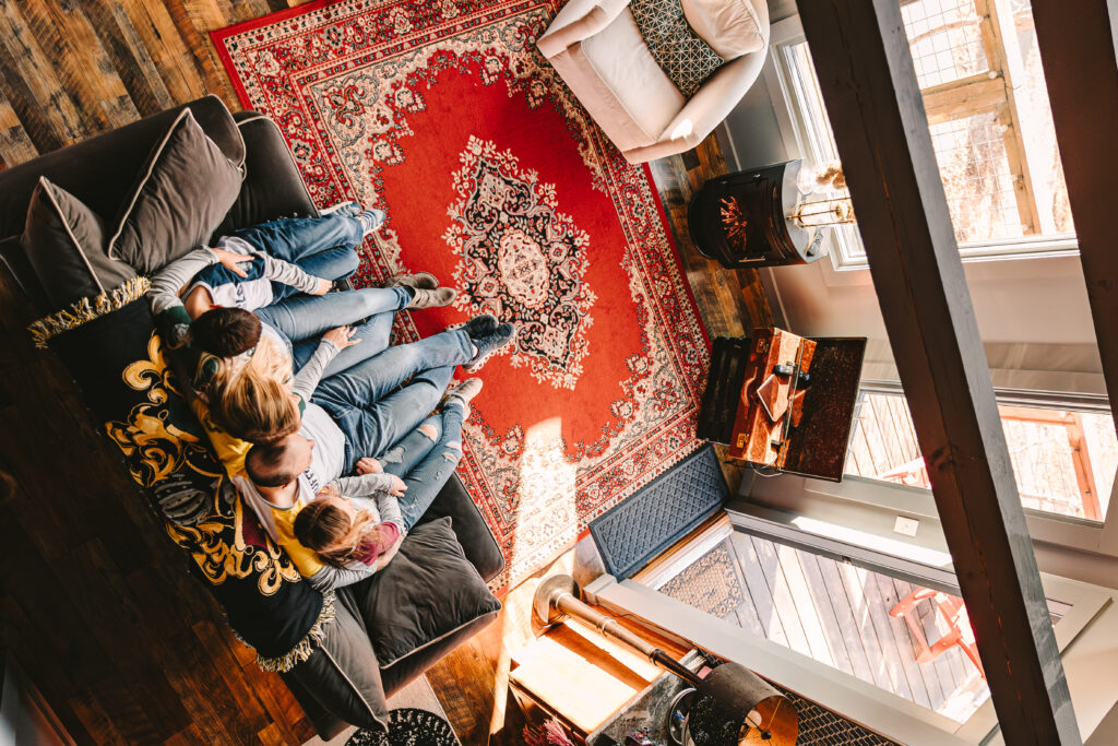 Family Photos at Wizards Hollow Airbnb at Asheville, NC Earth and Sky Dwellings Rentals with Family Photographer Rachel Marie Photography