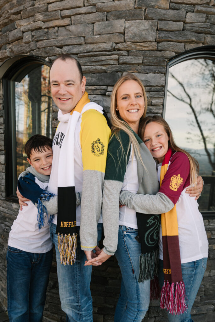 Family Photos at Wizards Hollow Airbnb at Asheville, NC Earth and Sky Dwellings Rentals with Family Photographer Rachel Marie Photography