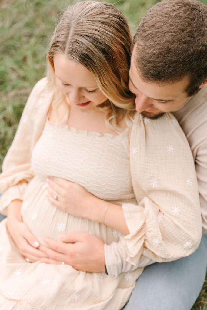 Pregnant Couple Maternity Session at the Biltmore Estate in Asheville, North Carolina with Rachel Marie Photography