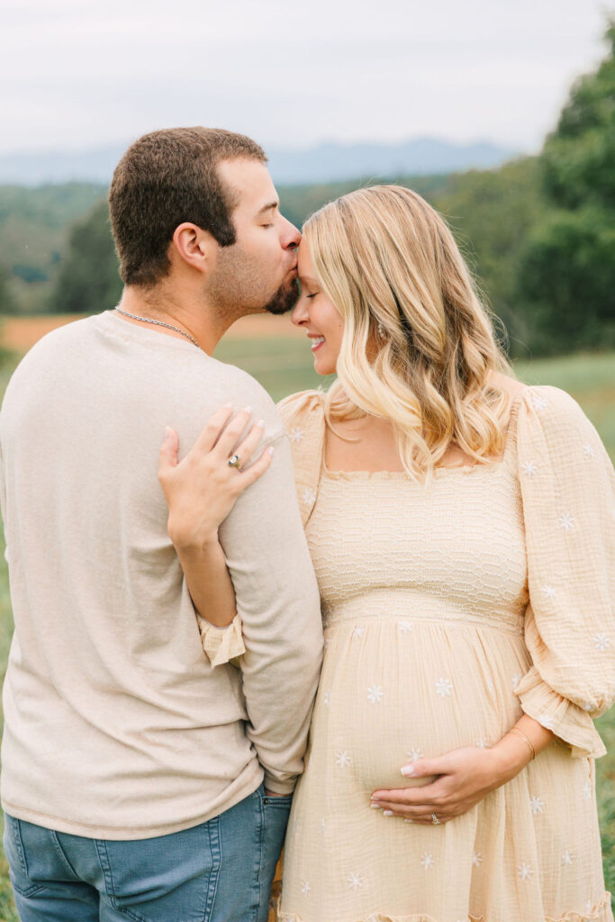 Pregnant Couple Maternity Session at the Biltmore Estate in Asheville, North Carolina with Rachel Marie Photography