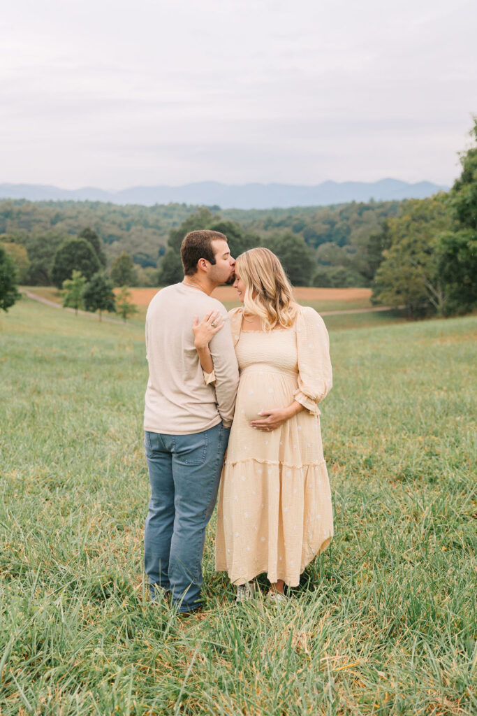 Pregnant Couple Maternity Session at the Biltmore Estate in Asheville, North Carolina with Rachel Marie Photography