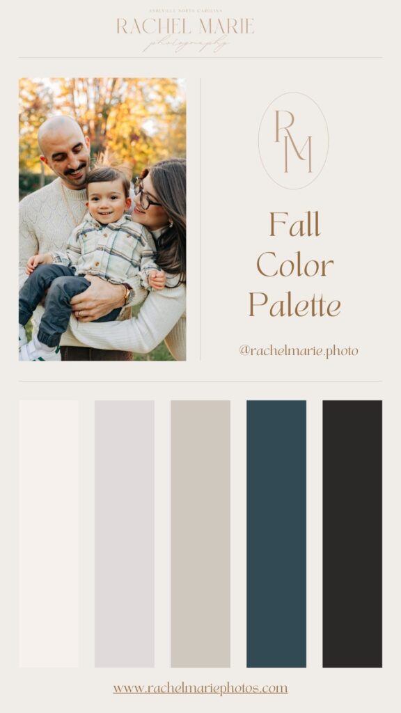 Asheville Family Photographer Fall Color Palette Styling Inspiration for Asheville Fall Mini Sessions