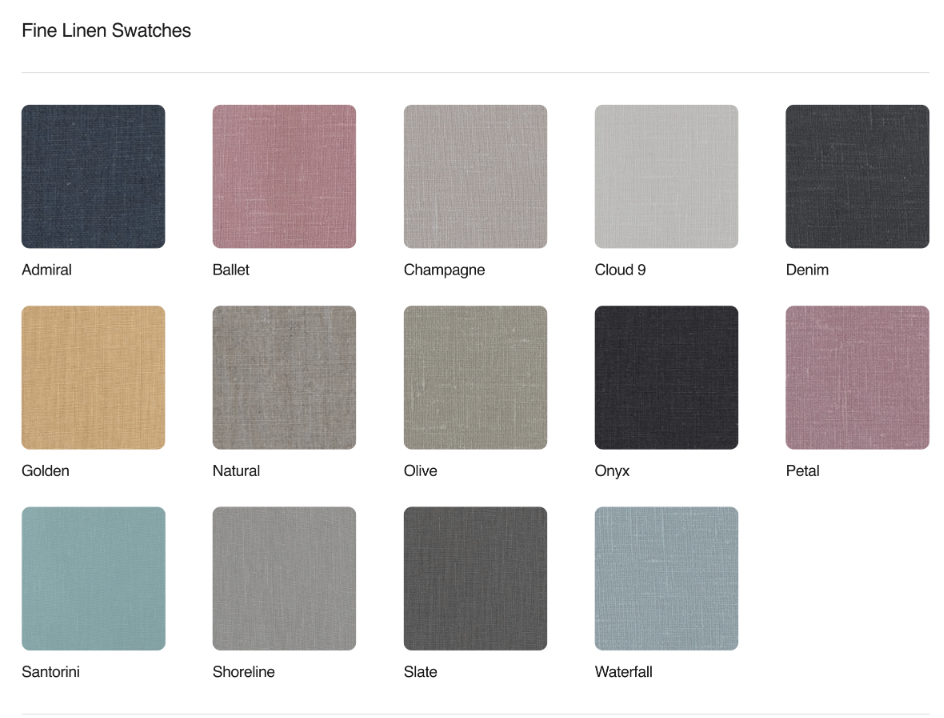 Linen and leather fabric swatches for family's to choose an album cover for their newborn photography session with asheville newborn photographer, Rachel Marie Photography