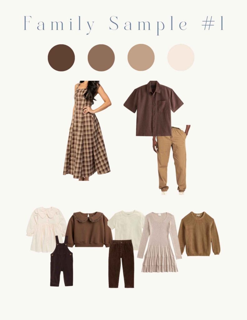Fall Family Styling Guide with shoppable links to dress the whole family for Fall Photos this year in Asheville, NC!
