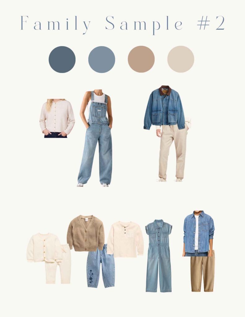 Fall Family Styling Guide with shoppable links to dress the whole family for Fall Photos this year in Asheville, NC!