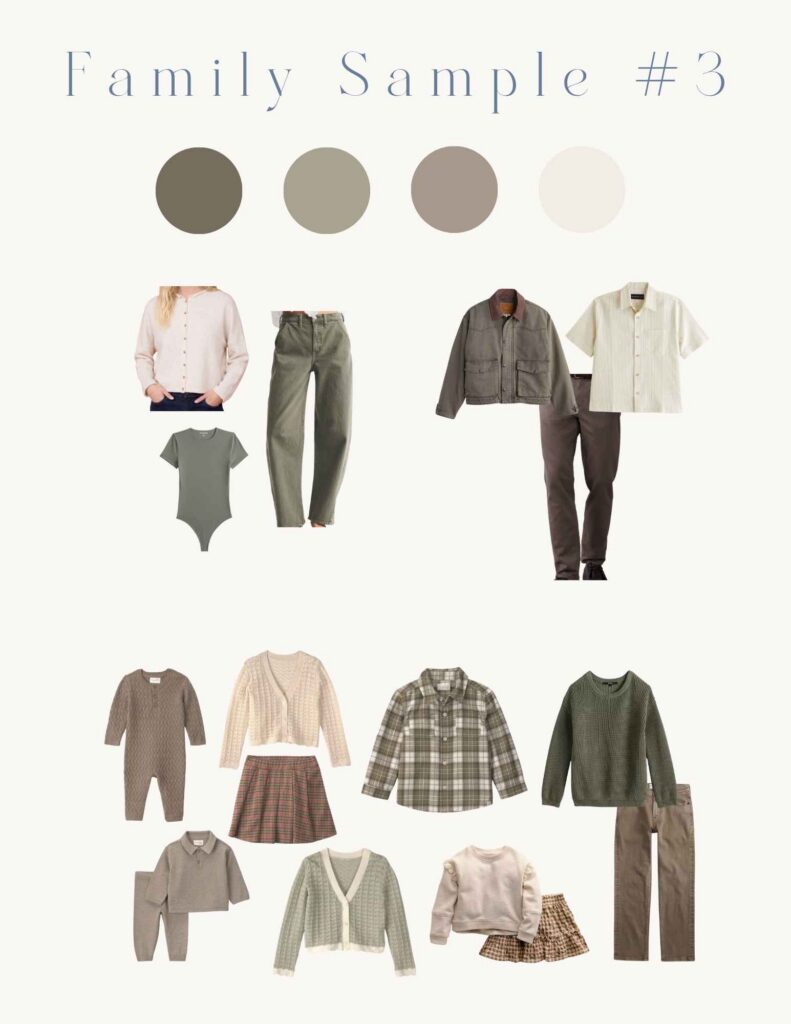 Fall Family Styling Guide with shoppable links to dress the whole family for Fall Photos this year in Asheville, NC!