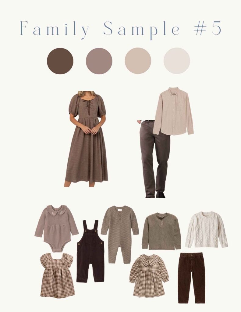 Fall Family Styling Guide with shoppable links to dress the whole family for Fall Photos this year in Asheville, NC!
