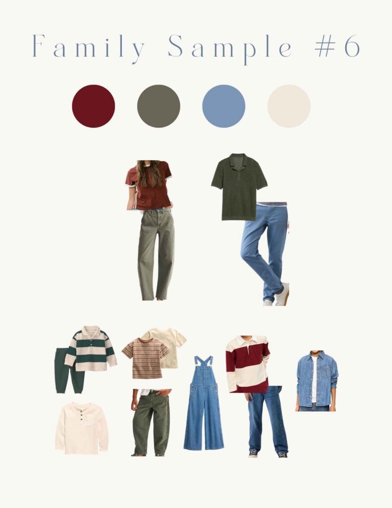 Fall Family Styling Guide with shoppable links to dress the whole family for Fall Photos this year in Asheville, NC!