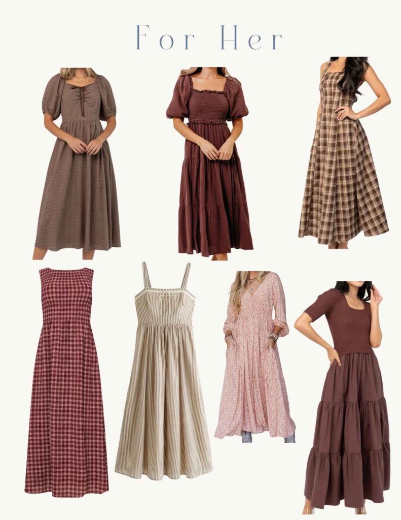 Fall Family Styling Guide with shoppable links to dress the whole family for Fall Photos this year in Asheville, NC!